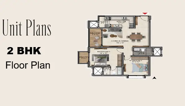 Floor Plan Variants Venkatesh Vanaya Floor Plan - 2, 3 and 4 BHK Configurations