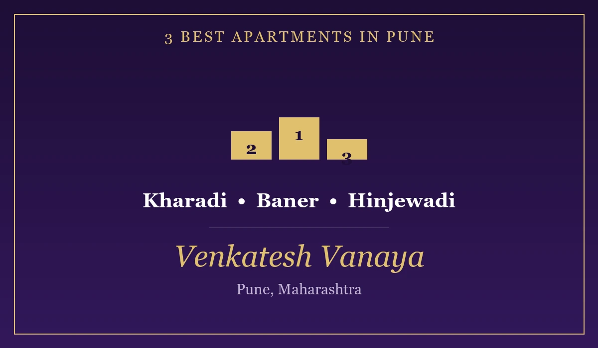 3 Best Apartments in Pune - Venkatesh Vanaya, Kharadi