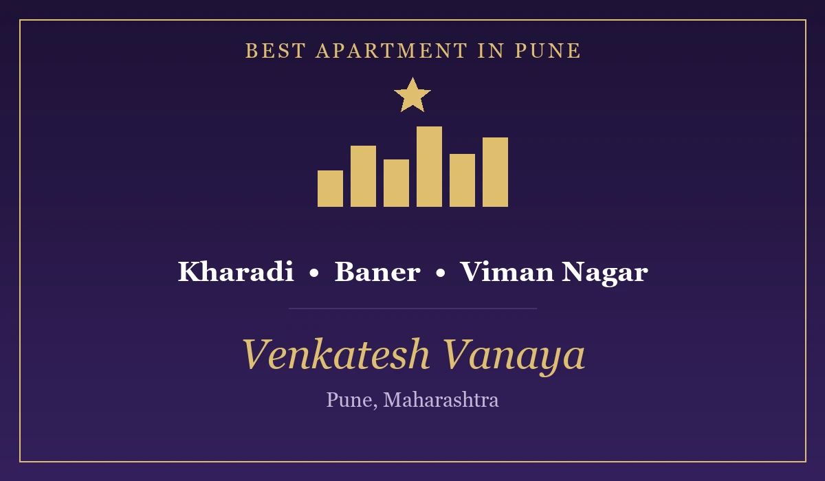 Best Apartment in Pune - Venkatesh Vanaya, Kharadi