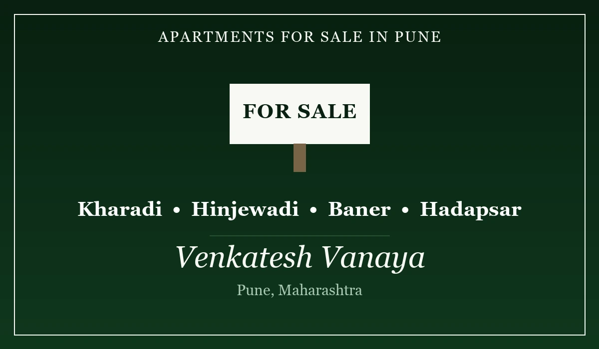 Best Apartments For Sale in Pune - Venkatesh Vanaya, Kharadi