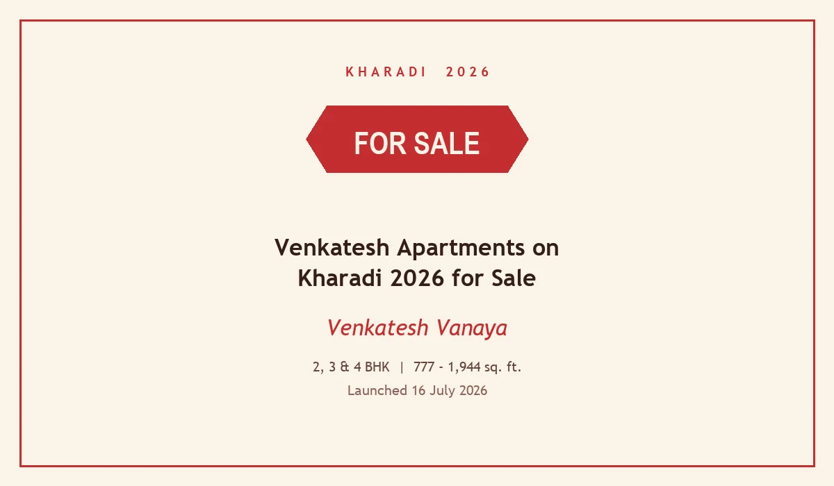 Venkatesh Apartments on Kharadi 2026 for Sale - Venkatesh Vanaya, Kharadi, Pune